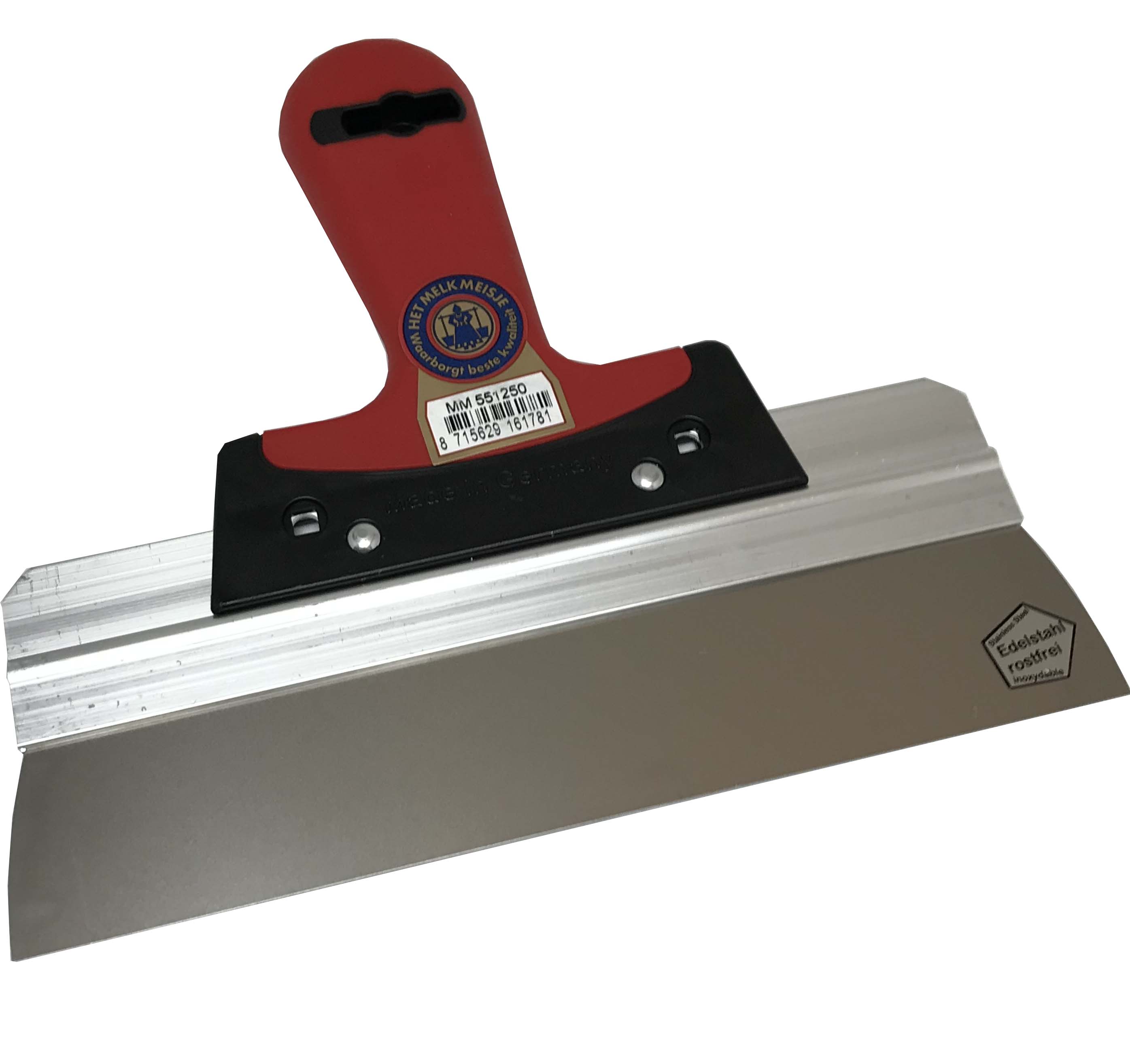 MM551250 Spackmes 250 mm Softgrip alu.houder RVS